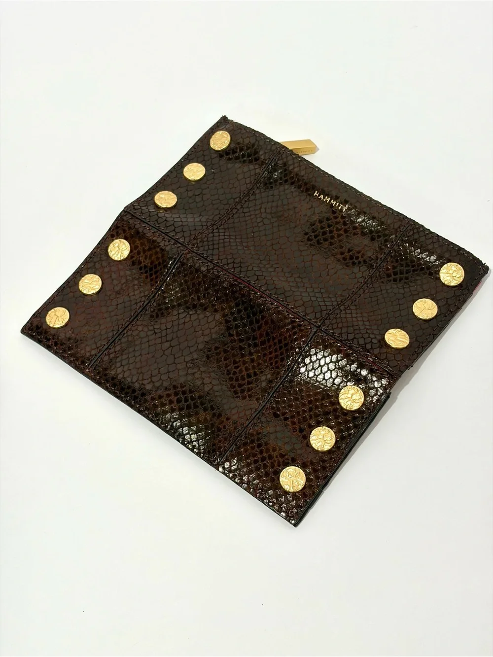 Hammitt VIP Med Crossbody/110 North Wallet In Painted Rattle/Brushed Gold 🔨 2pcs